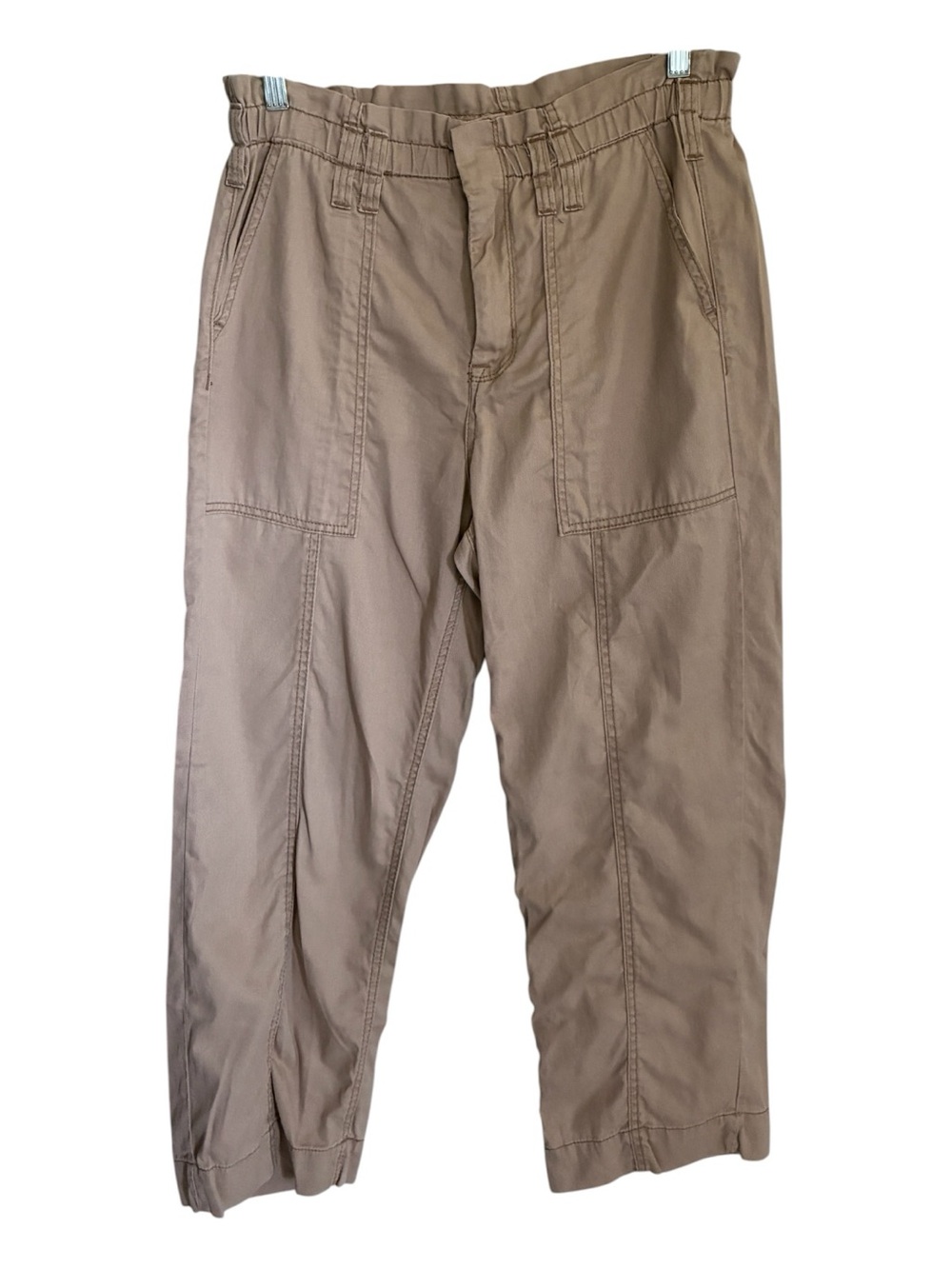 Kensie The Ella High-Rise Tan Y2K Style Gorpcore Normcore Utility Chinos Sz M